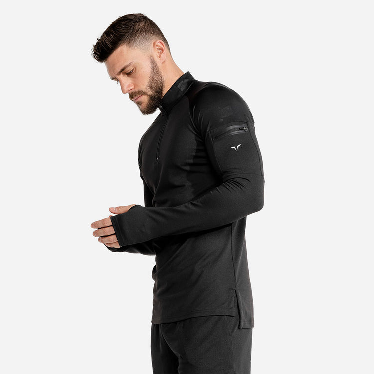 EVOLVE RUNNING TOP - BLACK